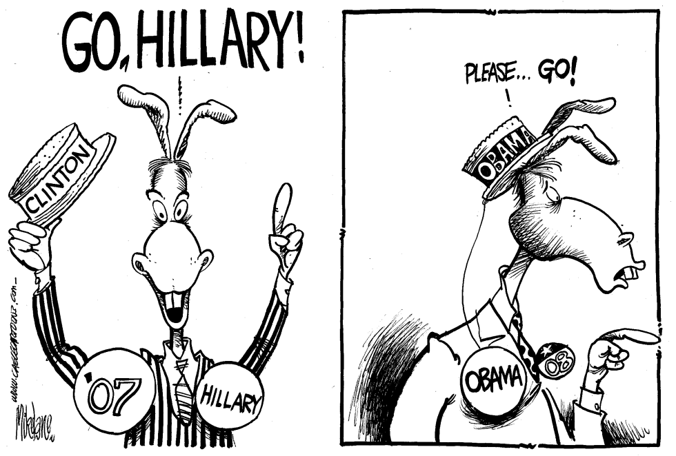  GO HILLARY    PLEASE by Mike Lane