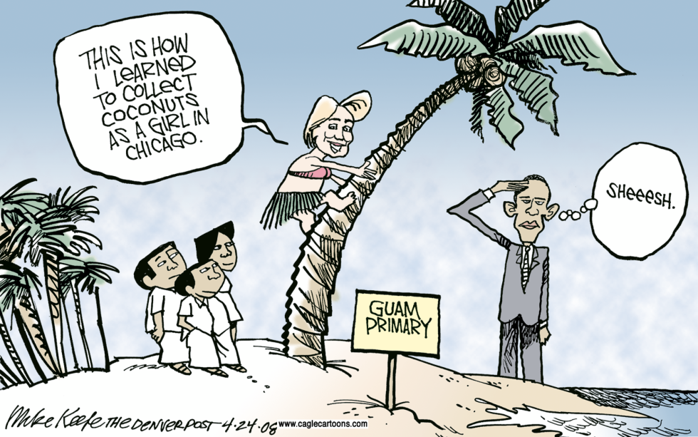  GUAM PRIMARY by Mike Keefe