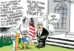 BUSH GETS IT RIGHT by Pat Bagley