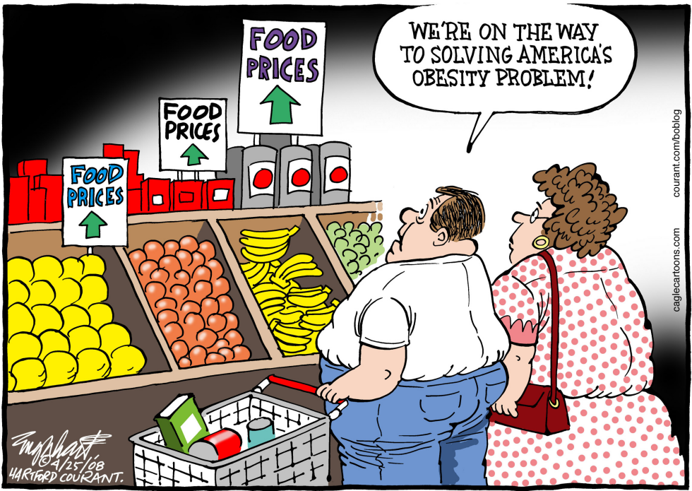  COST OF FOOD -  by Bob Englehart