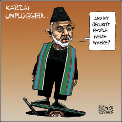 KARZAI ASSASSINATION ATTEMPT by Aislin