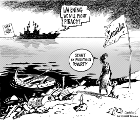 PIRATES OF SOMALIA by Patrick Chappatte