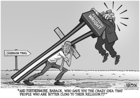 OBAMA'S CROSS TO BEAR by RJ Matson