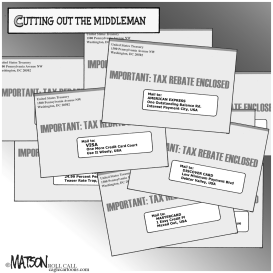 CUTTING OUT THE MIDDLEMAN by RJ Matson