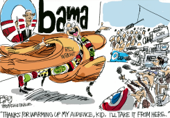 WRIGHT AUDIENCE by Pat Bagley