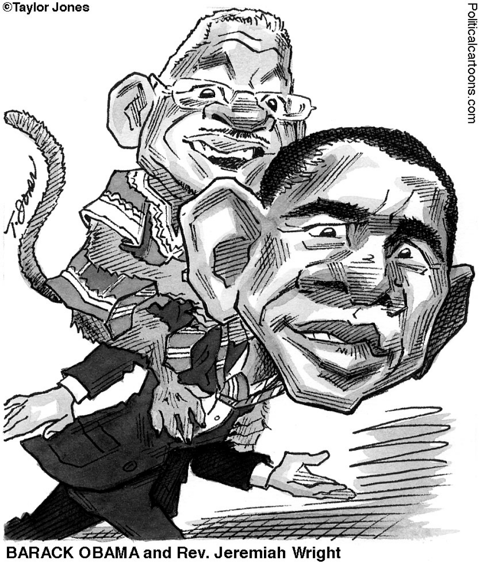  OBAMA AND JEREMIAH WRIGHT by Taylor Jones