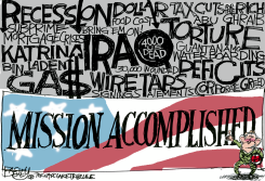 BUSH ACCOMPLISHMENTS by Pat Bagley