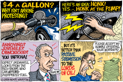 HONK AT THE PUMP by Wolverton