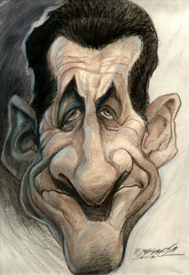 NICOLAS SARKOZY by Petar Pismestrovic