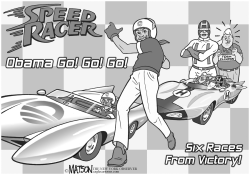 SPEED RACER OBAMA by RJ Matson