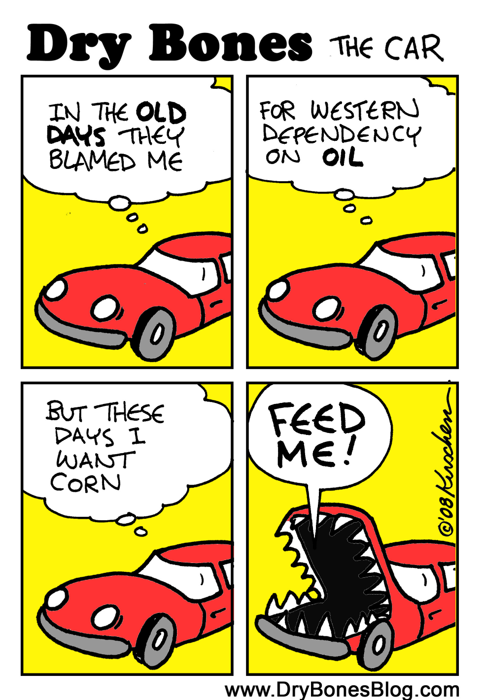  CORN ETHANOL AND THE AUTOMOBILE by Yaakov Kirschen