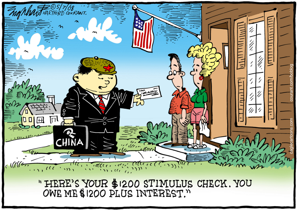  STIMULUS CHECKS by Bob Englehart