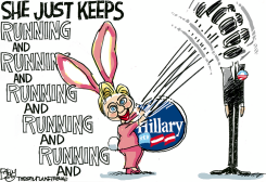 ENERGIZER HILLARY by Pat Bagley