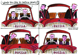 PUTIN&MEDVEDEV  by Christo Komarnitski