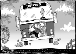 OBAMA Y HILLARY by Bob Englehart