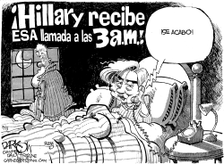 SE ACABO PARA HILLARY by John Darkow