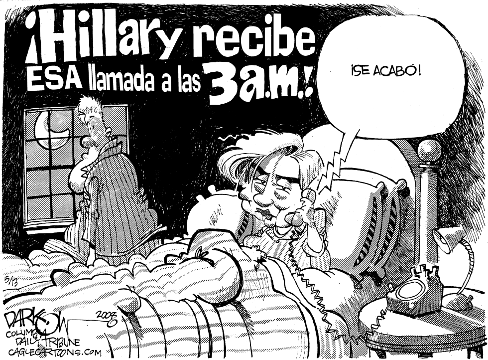  SE ACABO PARA HILLARY by John Darkow