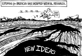 UNTAPPED NATURAL RESOURCE by Nate Beeler