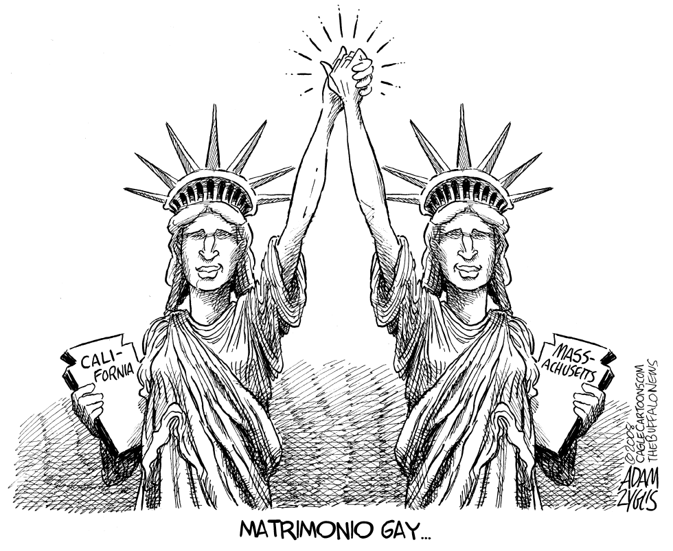  MATRIMONIO GAY by Adam Zyglis