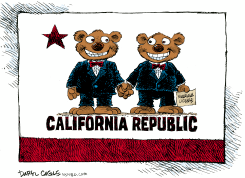 GAY MARRIAGE IN CALIFORNIA  by Daryl Cagle