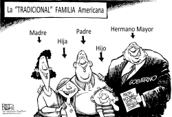 TRADICIONAL FAMILIA AMERICANA by Nate Beeler