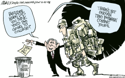 NEW GI BILL by Mike Keefe