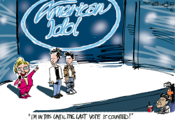 HILLARY IDOL by Pat Bagley