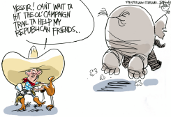 BUSH THE CAMPAIGNERATOR by Pat Bagley