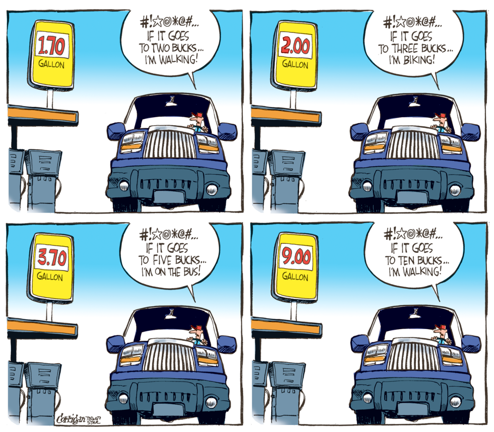  US GAS PRICES SKYROCKET by Patrick Corrigan