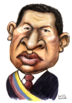 HUGO CHAVEZ  by Christo Komarnitski