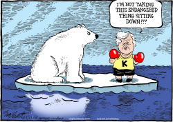 TED KENNEDY by Bob Englehart