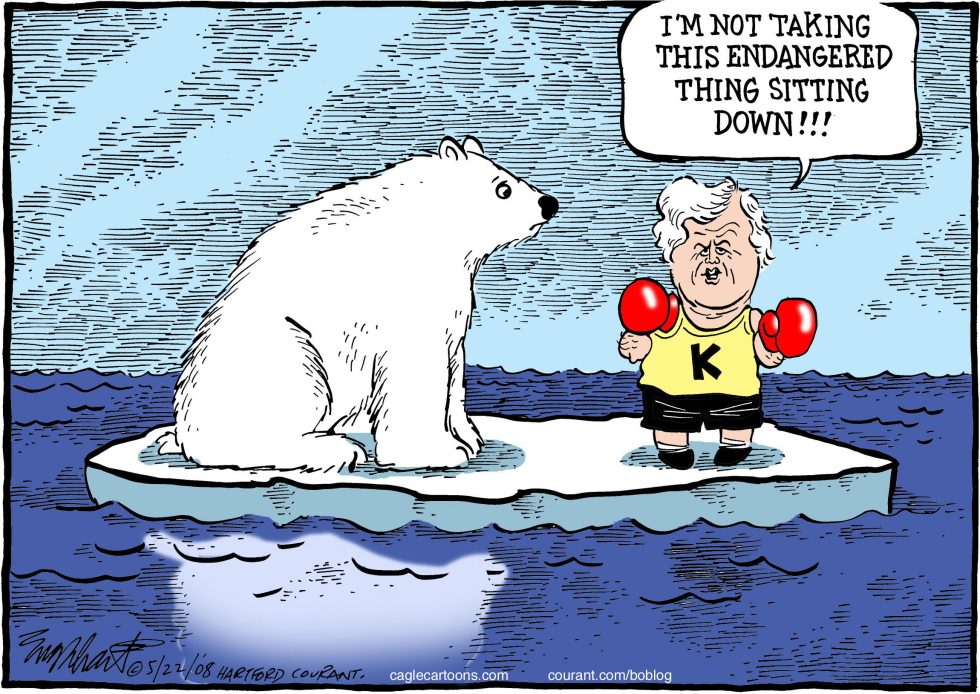  TED KENNEDY by Bob Englehart