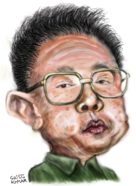 KIM JONG-IL  by Christo Komarnitski