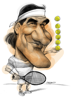 ROGER FEDERER by Petar Pismestrovic