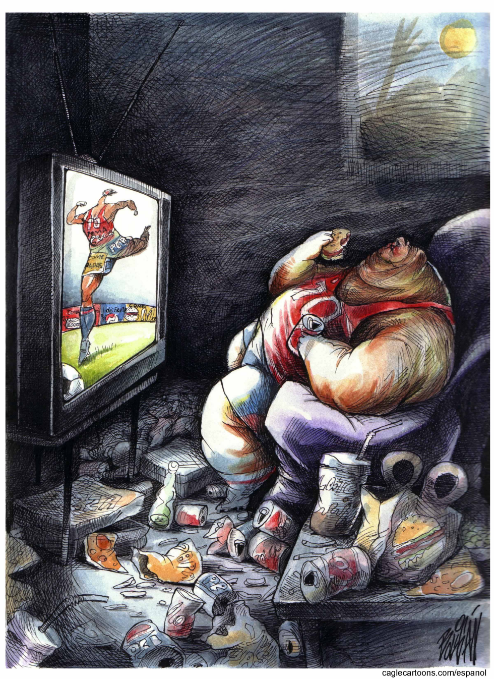  OBESE ATHLETES  by Angel Boligan