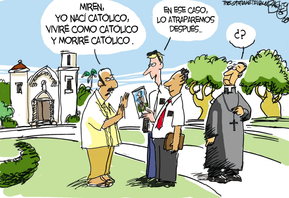  BAUTISMO MORMON PARA LOS MUERTOS by Pat Bagley