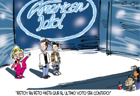 HILLARY QUIERE SER UN IDOLO  by Pat Bagley