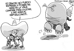 BUSH EL EXTERMINADOR DE CAMPAñAS by Pat Bagley