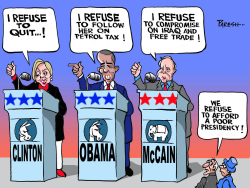 AMERICAN CANDIDATES REFUSE by Paresh Nath