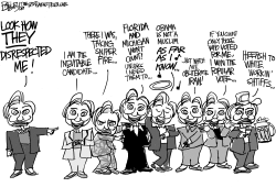 DISRESPECTING HILLARY by Pat Bagley