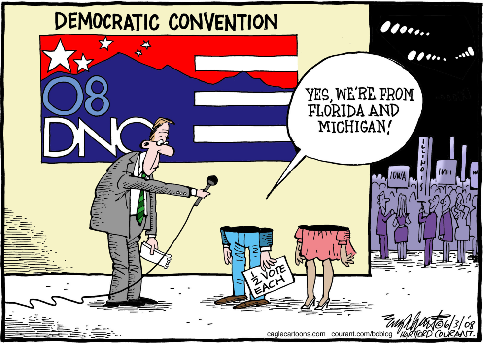  DEMOCRATIC NATIONAL CONVENTION by Bob Englehart