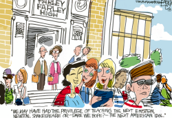 SCHOOLS OUT  by Pat Bagley