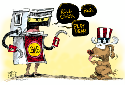 GAS PRICES DOGGIE by Daryl Cagle