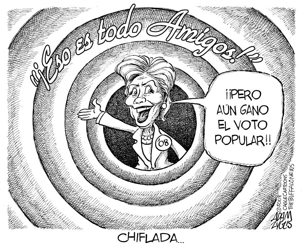  HILLARY CHIFLADA by Adam Zyglis