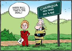 THE CLINTONS by Bob Englehart