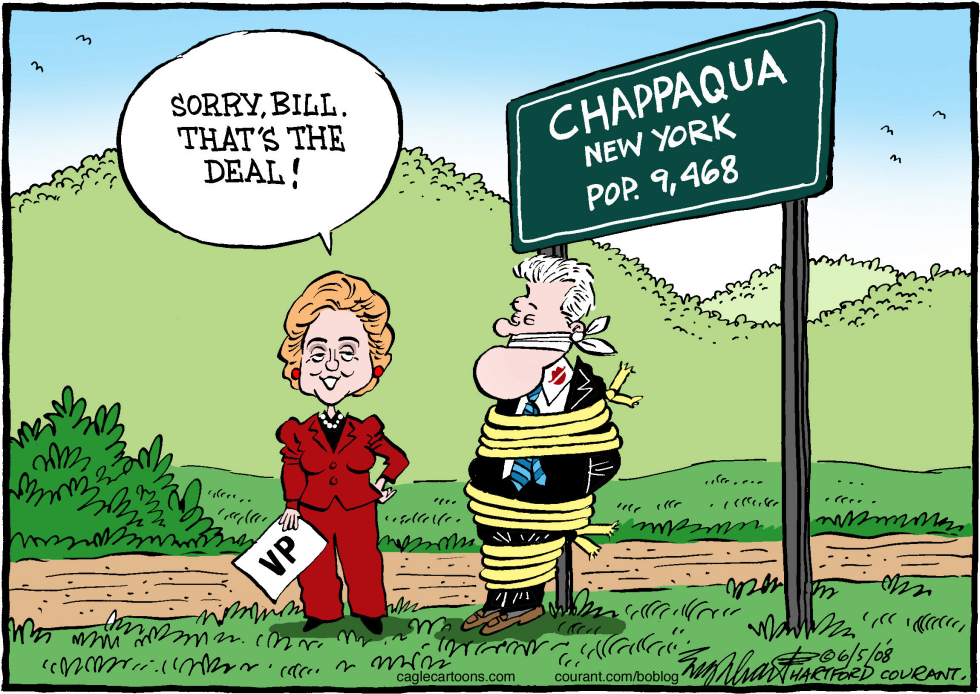  THE CLINTONS by Bob Englehart