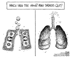 LOCAL NY STATE CIGARETTE TAX by Adam Zyglis