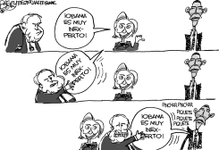 EL PUNTO DE HILLARY by Pat Bagley