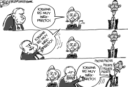 EL PUNTO DE HILLARY by Pat Bagley