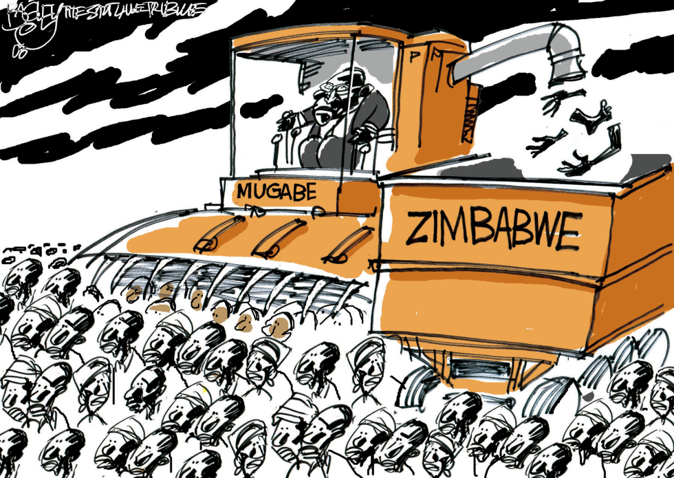  MUGABE  by Pat Bagley